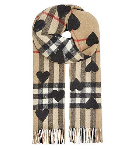 ebay burberry heart scarf|most popular Burberry scarf.